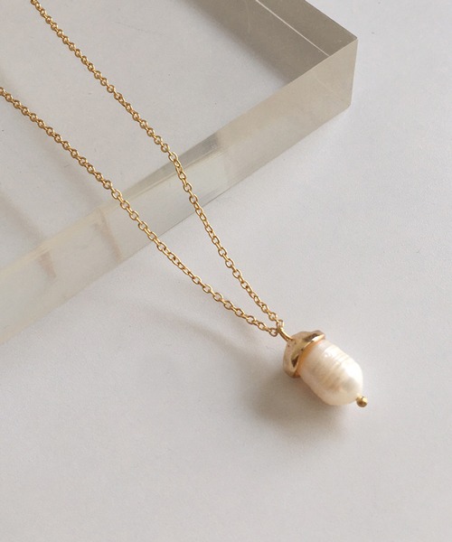 acorn pearl necklace