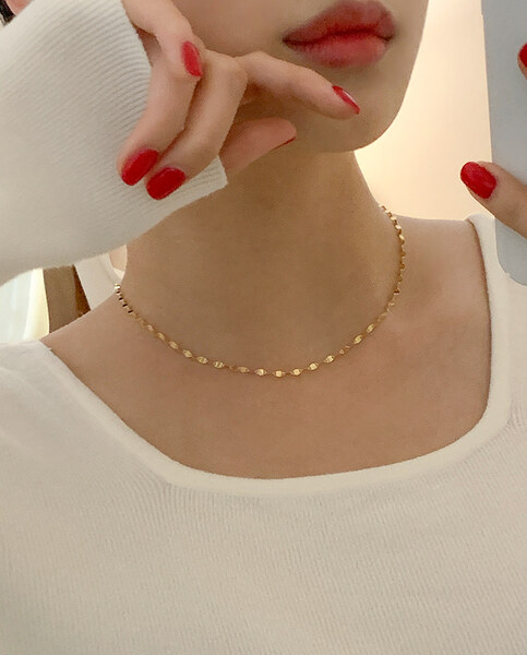 [925 silver] Private chain necklace A 08