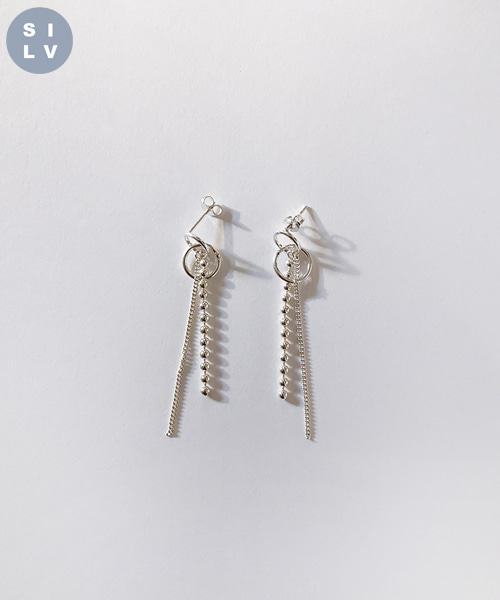 (silver925) jelly earring