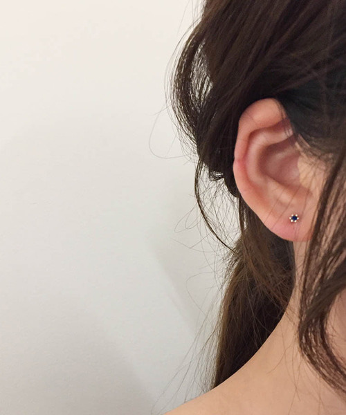 (silver925) point earring