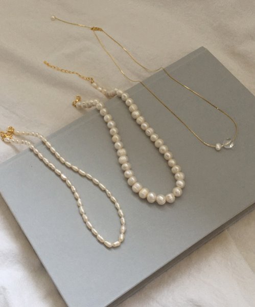 9mm pearlstone necklace