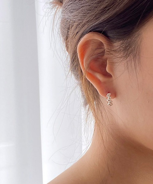 (silver925) dewy earring