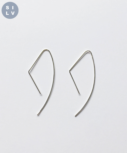 (silver925) line earring