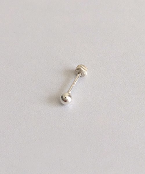 (silver925) basic ball piercing