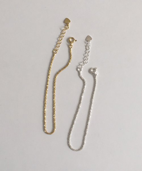 (silver925) knit bracelet