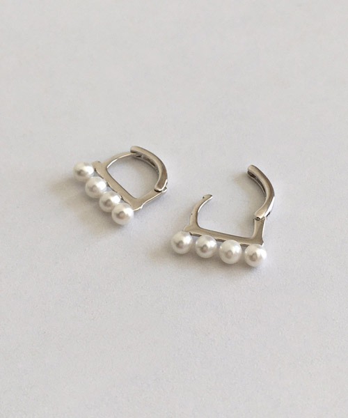 (silver925) graceful pearl earring