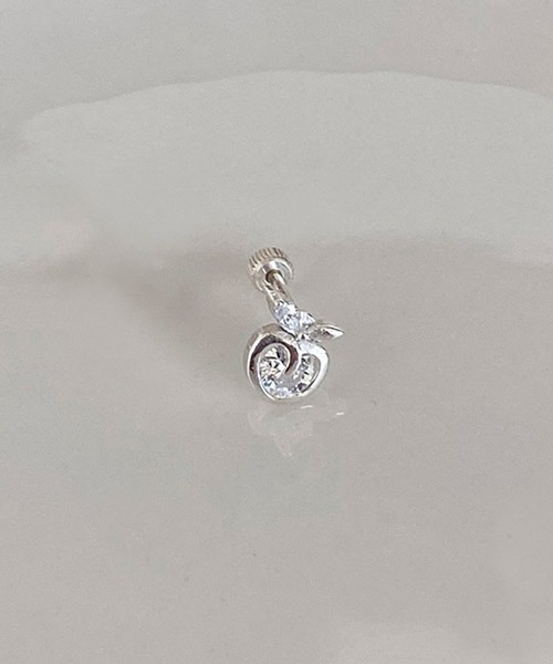 (silver925) apple piercing